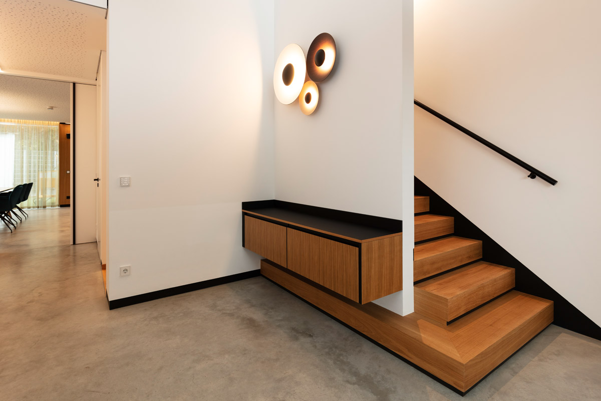 Wohnen: Sämtliche Möbel und Einbauten sind von Bernhard Rückert individuell entwickelt.